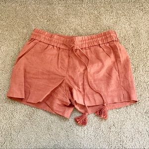 Loft linen shorts